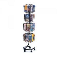 Safco Rotating Floor-Standing Display Unit 32x13xA4DL Pockets 4128CH