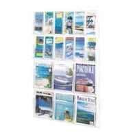 safco magazine and pamplet display rack 6xa46xdl pockets 5600cl