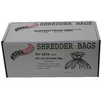 Safewrap 200 Litre Shredder Bags Pack of 50 RY0473