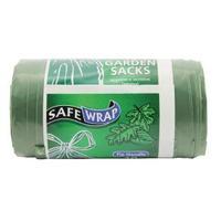 Safewrap Tie Handle Garden Refuse Sack 10 Per Roll Pack of 4 0464