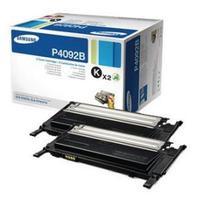 samsung p4092b black toner cartridges pack of 2 clt p4092bels