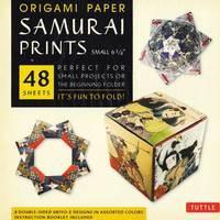 samurai prints origami paper small
