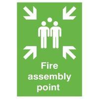 Safety Sign Fire Assembly Point A2 PVC FR04548R