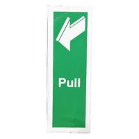 Safety Sign Pull 150x50mm Self-Adhesive FX05312S