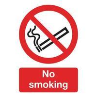 Safety Sign No Smoking A5 PVC ML02051R