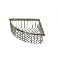 Samuel Heath Large Extra Deep Corner Shower Basket Polished Nickel