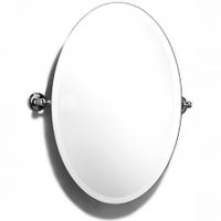 Samuel Heath Classic Oval Tilting Mirror, Chrome, Standard