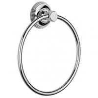 Samuel Heath Style Moderne Towel Ring, Polished Nickel, Small Towel Ring