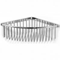 Samuel Heath N151 Extra Deep Corner Shower Basket, N151 Corner Basket, Large