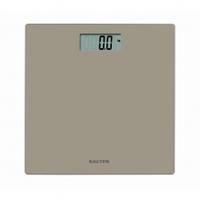 Salter Coloured Glass Electronic Bathroom Scales Latte