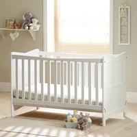 Saplings Kitty Cot Bed with Adjustable Base in White