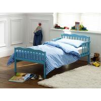 saplings junior bed in blue 140 x 69cm