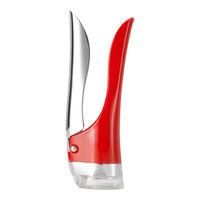 savora garlic press zinc alloynylon red