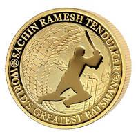 sachin tendulkar 14oz gold proof coin