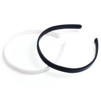 Satin Headbands 12mm - White