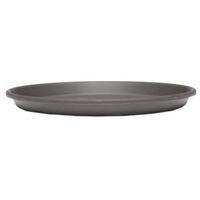 sankey black plastic saucer dia24cm