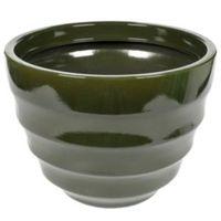 Salhouse Round Green Pot (H)22cm (Dia)30cm