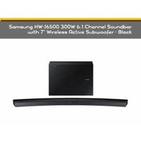 samsung hw j6500 300w 61 channel soundbar with 7 wireless active subwo ...