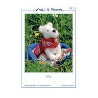Sandra Polley Milly The Dog Toy Knitting Pattern KP15 DK