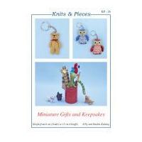 Sandra Polley Miniature Gifts & Keepsakes Knitting Pattern KP26 4 Ply, DK