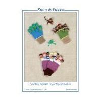 Sandra Polley Counting Rhymes Finger Puppet Gloves Knitting Pattern KP13 DK