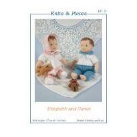 sandra polley elizabeth daniel doll toys knitting pattern kp21 4 ply d ...