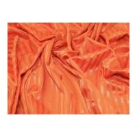 Satin Stripe Stretch Polyester Jersey Dress Fabric Orange