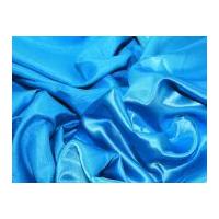 Satin Backed Dupion Dress Fabric Turquoise