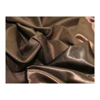 satin backed dupion dress fabric chocolate brown