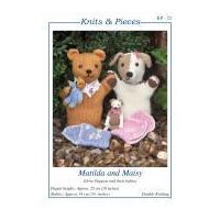 sandra polley matilda maisy glove puppets toys knitting pattern kp22 d ...