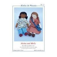 sandra polley craft easy sewing pattern kp27 alisha molly rag doll toy ...