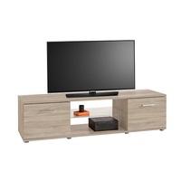 San Diego Wooden TV Stand In Brushed Oak With 2 Doors