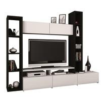 Sawyer Living Room Furniture Set In White And Ebony