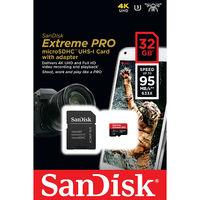 sandisk extreme pro v30 tarjeta de memoria microsd de 32gb con adaptad ...