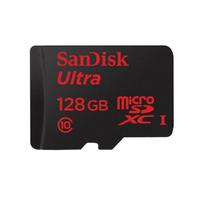 SanDisk 128GB 80MB/s Ultra Micro SD Memory Cards with SD Adapter - SDSQUNC-128G