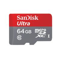 SanDisk 64GB 80MB/s Ultra Micro SD Memory Cards with SD Adapter - SDSQUNC-64G
