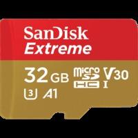 SanDisk 32GB 90MB/s Extreme UHS-I microSDHC Memory Card with SD Adapter- SDSQXAF-032G