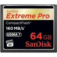 SanDisk 64GB 160MB/s Extreme Pro CompactFlash Memory Card