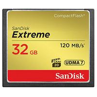 SanDisk 32GB 120MB/s Extreme Compact Flash Memory Cards - SDCFXSB-032G