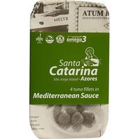 Santa Catarina Tuna Fillets in Mediterranean Sauce (120g)