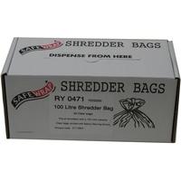 Safewrap Shredder Bag 100 Litre Pack of 50 RY0471