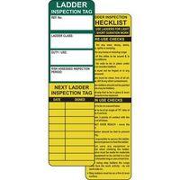 SAFETY INSERTS FOR THE LADDER TAG SYSTEM. 10 PACK.