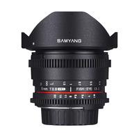 Samyang 8mm T3.8 VDSLR Cine Lens Fish-eyes II - Nikon Mount