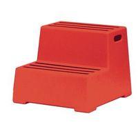 SAFETY STEP, PLASTIC - RED TWO STEP