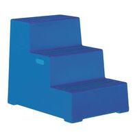 SAFETY STEP, PLASTIC - BLUE THREE STEP