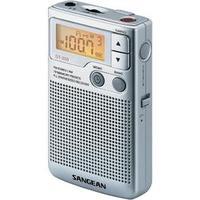 SANGEAN DT-250 POCKET RADIO, Pocket radio, FM, AM, Silver