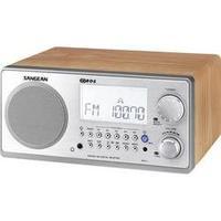 sangean wr 2 radio table top radio fm am walnut silver