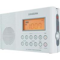 Sangean H-201 waterproof radio, Bathroom radio, Shower radio, FM, AM, White