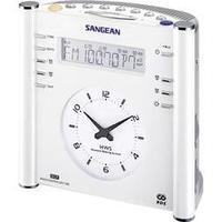 sangean rcr 3 design radio alarm radio alarm clock fm am white