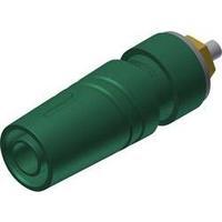 Safety jack socket Socket, vertical vertical Pin diameter: 4 mm Green SKS Hirschmann SAB 2640 LK Au 1 pc(s)